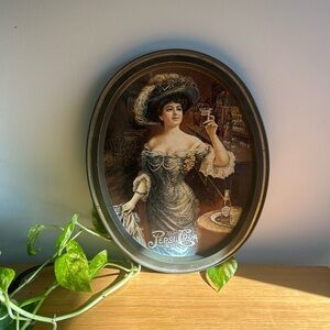 Vintage Pepsi-Cola Oval Tin Sign